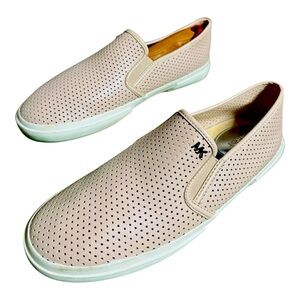 Michael Kors Men's Beige Perforated Loafers